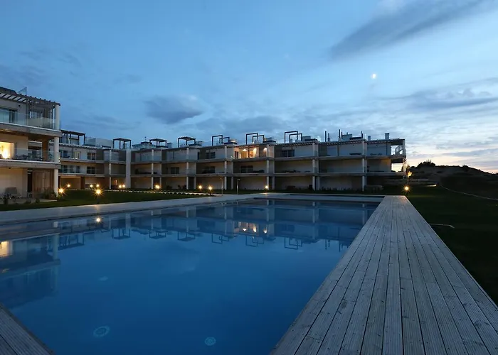 דירה T2-marina Mar-condominio De Luxo *