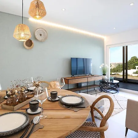 Lägenhet T2-marina Mar-condominio De Luxo *